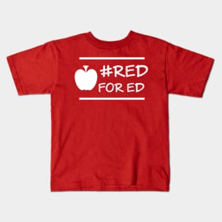 Red for Ed (chalky) Kids T-Shirt